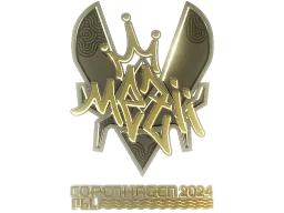 Sticker | mezii (Gold) | Copenhagen 2024