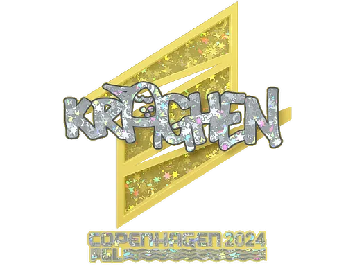 Sticker | kraghen (Glitter) | Copenhagen 2024
