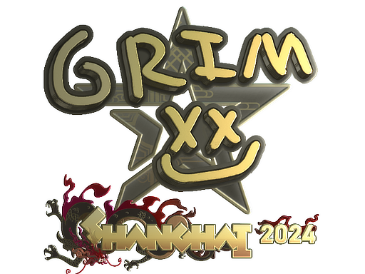 Sticker | Grim (Gold) | Shanghai 2024