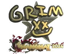 Sticker | Grim (Gold) | Shanghai 2024