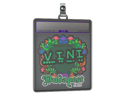 Sticker Slab | VINI (Embroidered) | Budapest 2025