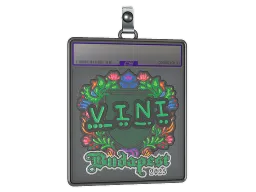 Sticker Slab | VINI (Embroidered) | Budapest 2025