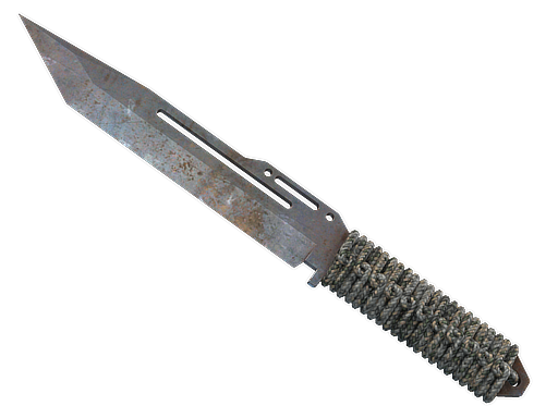 ★ Paracord Knife | Rust Coat (Well-Worn)