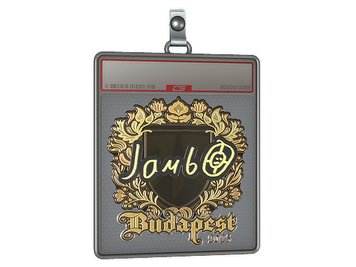 Sticker Slab | jambo (Gold) | Budapest 2025