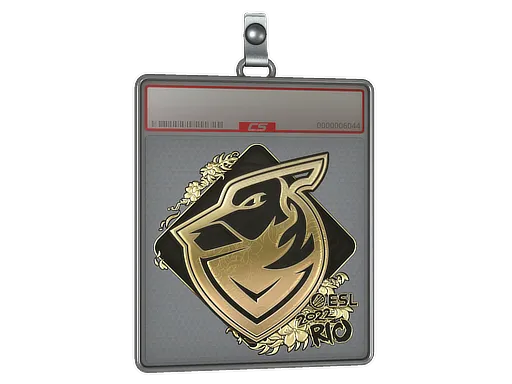Sticker Slab | Grayhound Gaming (Gold) | Rio 2022