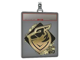 Sticker Slab | Grayhound Gaming (Gold) | Rio 2022