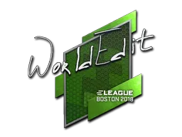 Sticker | WorldEdit | Boston 2018 CS2 skin