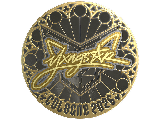 Sticker | yxngstxr (Gold) | Cologne 2026