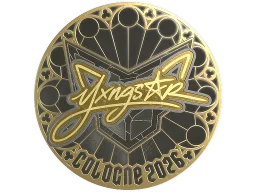 Sticker | yxngstxr (Gold) | Cologne 2026