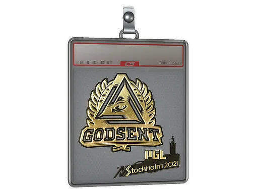 Sticker Slab | GODSENT (Gold) | Stockholm 2021