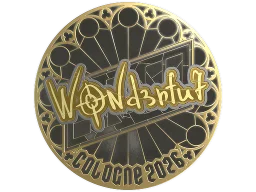 Sticker | w0nderful (Gold) | Cologne 2026