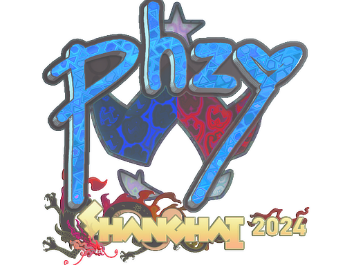 Sticker | phzy (Holo) | Shanghai 2024