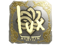 Sticker | lux (Gold) | Austin 2025