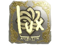 Sticker | lux (Gold) | Austin 2025