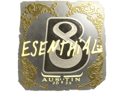 Sticker | esenthial (Gold) | Austin 2025