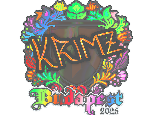 Sticker | KRIMZ (Holo) | Budapest 2025