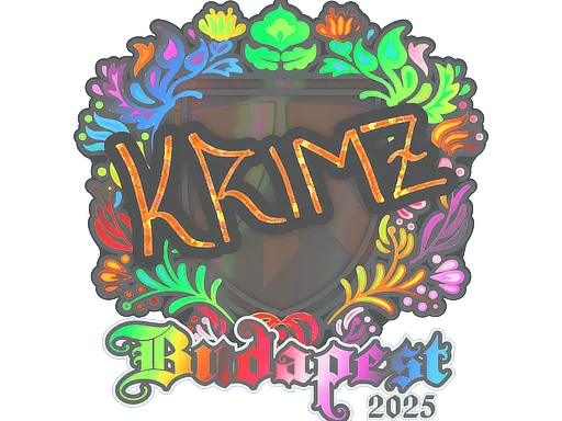 Sticker | KRIMZ (Holo) | Budapest 2025
