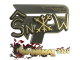 Sticker | snow (Gold) | Shanghai 2024