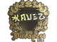 Sticker | kauez (Gold) | Budapest 2025