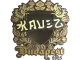 Sticker | kauez (Gold) | Budapest 2025 CS2 skin
