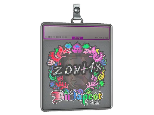 Sticker Slab | zont1x (Holo) | Budapest 2025