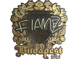 Sticker | FlameZ (Gold) | Budapest 2025