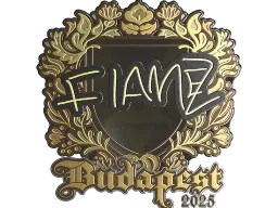Sticker | FlameZ (Gold) | Budapest 2025