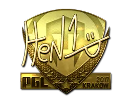 Sticker | HEN1 (Gold) | Krakow 2017
