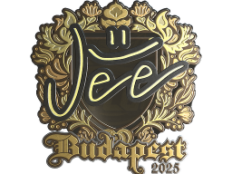 Sticker | Jee (Gold) | Budapest 2025
