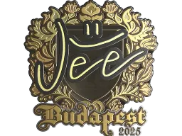 Sticker | Jee (Gold) | Budapest 2025