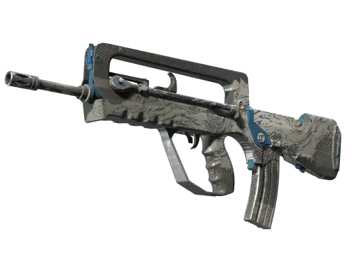 FAMAS | Halftone Wash (Factory New) Well-Worn