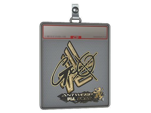 Sticker Slab | gxx- (Gold) | Antwerp 2022