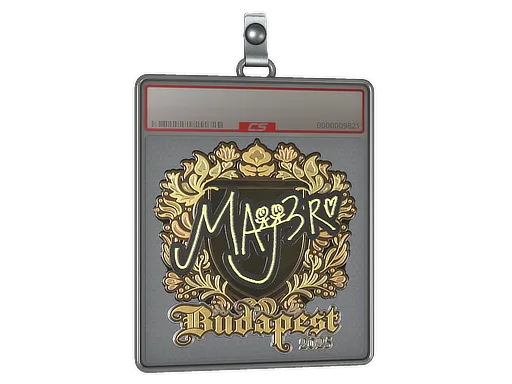 Sticker Slab | MAJ3R (Gold) | Budapest 2025