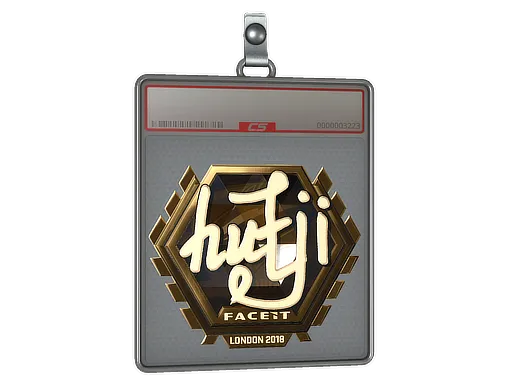 Sticker Slab | hutji (Gold) | London 2018