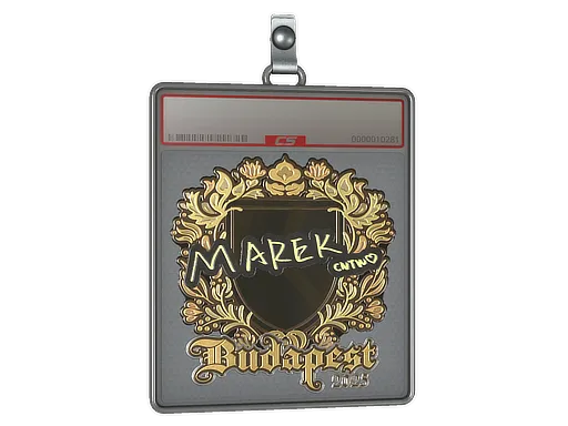 Sticker Slab | Marek (Gold) | Budapest 2025