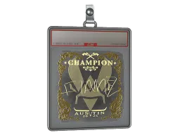 Sticker Slab | FlameZ (Gold, Champion) | Austin 2025