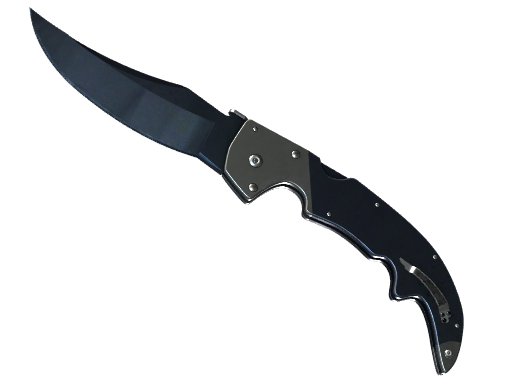 ★ StatTrak™ Falchion Knife | Blue Steel (Well-Worn)