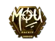 Sticker | mou (Gold) | London 2018 CS2 skin