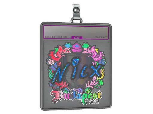 Sticker Slab | nicx (Holo) | Budapest 2025