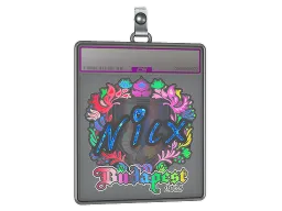 Sticker Slab | nicx (Holo) | Budapest 2025