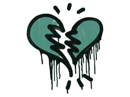 Sealed Graffiti | Broken Heart CS2 skin