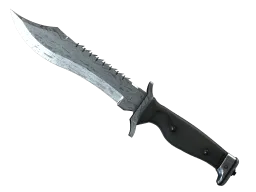 ★ Bowie Knife | Damascus Steel (Well-Worn)