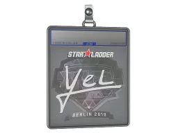 Sticker Slab | yel | Berlin 2019
