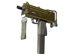 MAC-10 | Gold Brick (Minimal Wear)