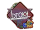 Sticker | broky (Glitter) | Rio 2022 CS2 skin