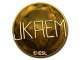 Sticker | jkaem (Gold) | Katowice 2019