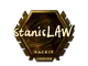 Sticker | stanislaw (Gold) | London 2018 CS2 skin