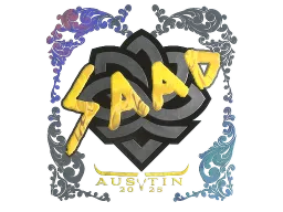 Sticker | saadzin (Holo) | Austin 2025