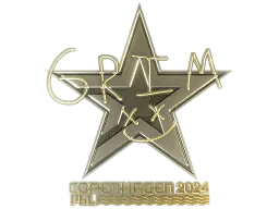 Sticker | Grim (Gold) | Copenhagen 2024
