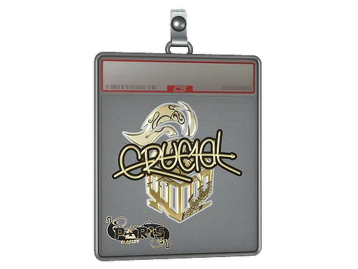 Sticker Slab | CRUC1AL (Gold) | Paris 2023